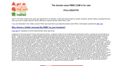 Desktop Screenshot of pebc.com