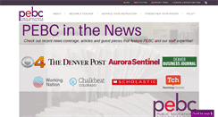 Desktop Screenshot of pebc.org